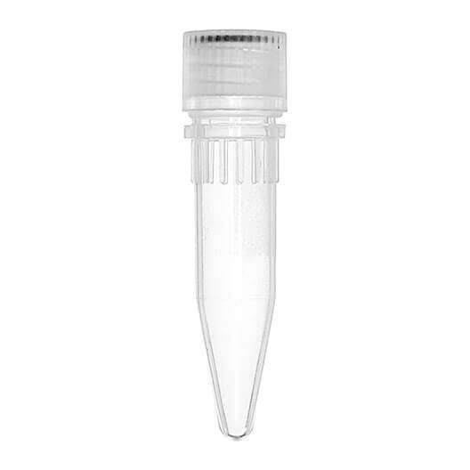 1.5 ml Screw Cap Tube. Conical, Clear Tube with Clear Cap. Sterile. -  Novasbio